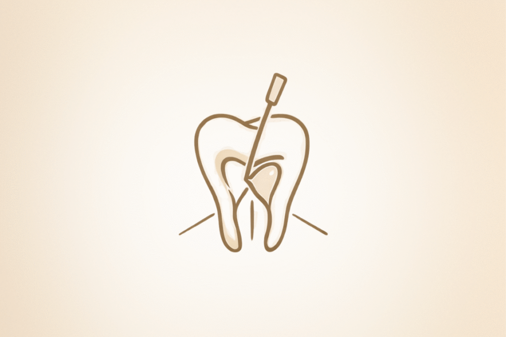 Root canal treatment icon – saving infected teeth at Crest Dental Studio Thornleigh